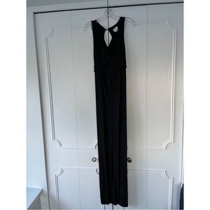 Mimi Maternity long black formal dress